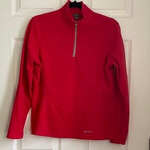 Eddie Bauer Women's Vibrant Red Turtleneck Sweater